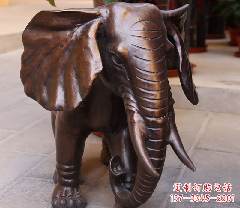 无锡大象铜雕塑
