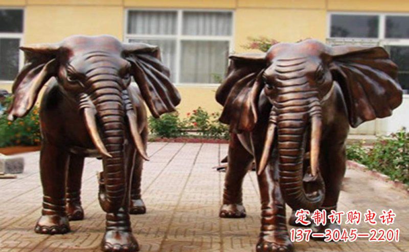 无锡大象铜雕艺术塑像
