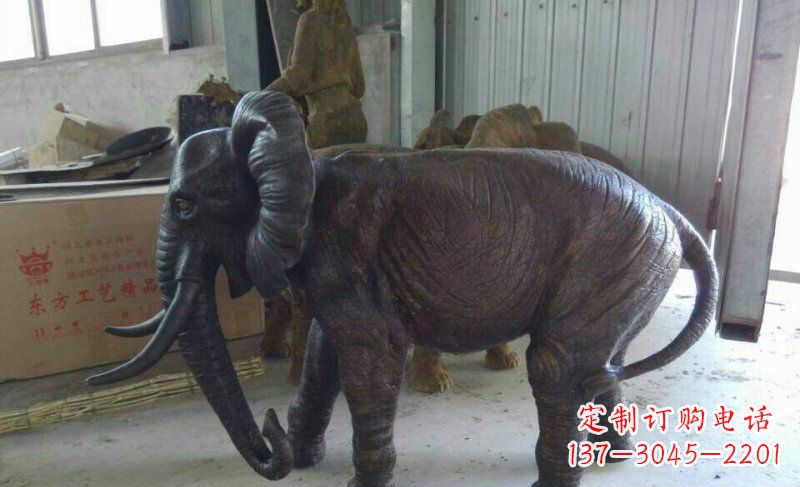 无锡大象铜雕广场动物雕塑