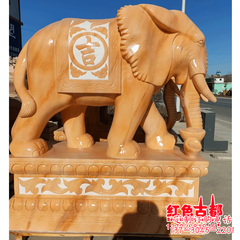 无锡大象头型石雕
