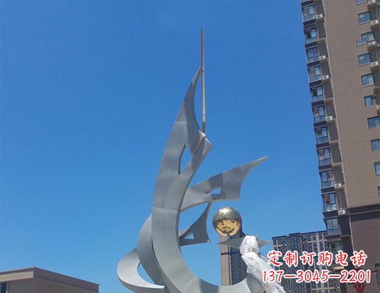 无锡精美特大不锈钢凤凰雕塑