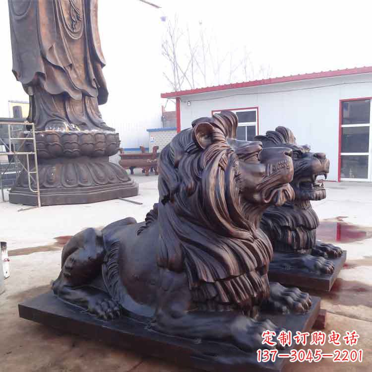 无锡大型纯铜汇丰狮子