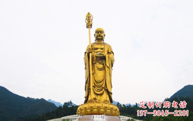 无锡高端定制大型地藏菩萨铜雕