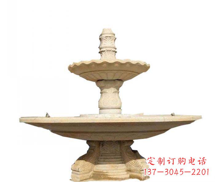 无锡 多层喷泉石雕装置