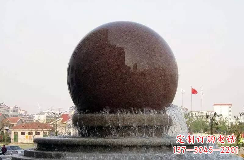 无锡大型风水球喷泉石雕