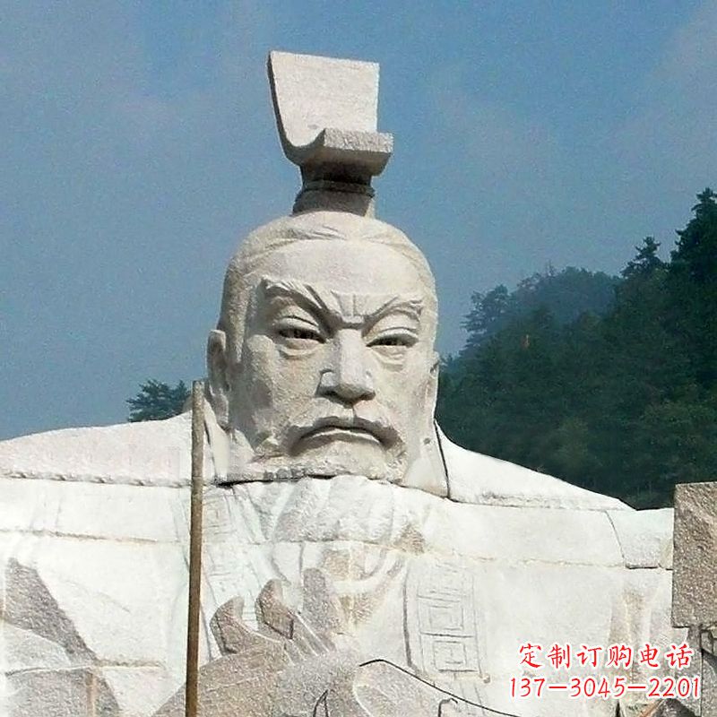 无锡汉武帝刘彻石雕塑