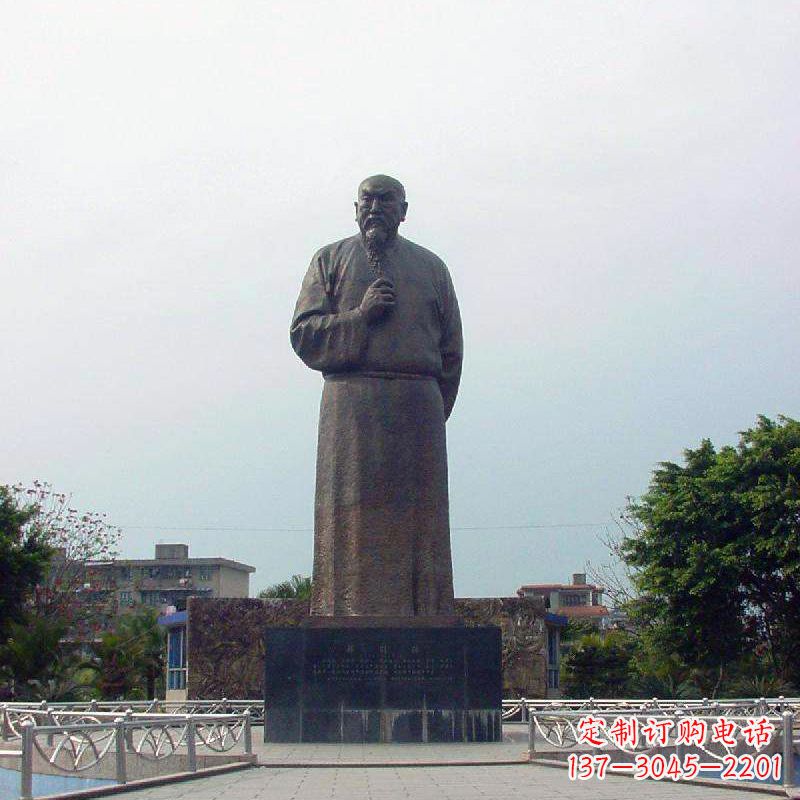 无锡精美林则徐雕塑,传承历史文化