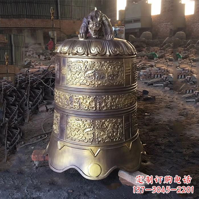 无锡悠久历史的铜钟雕塑——传承无声的魅力