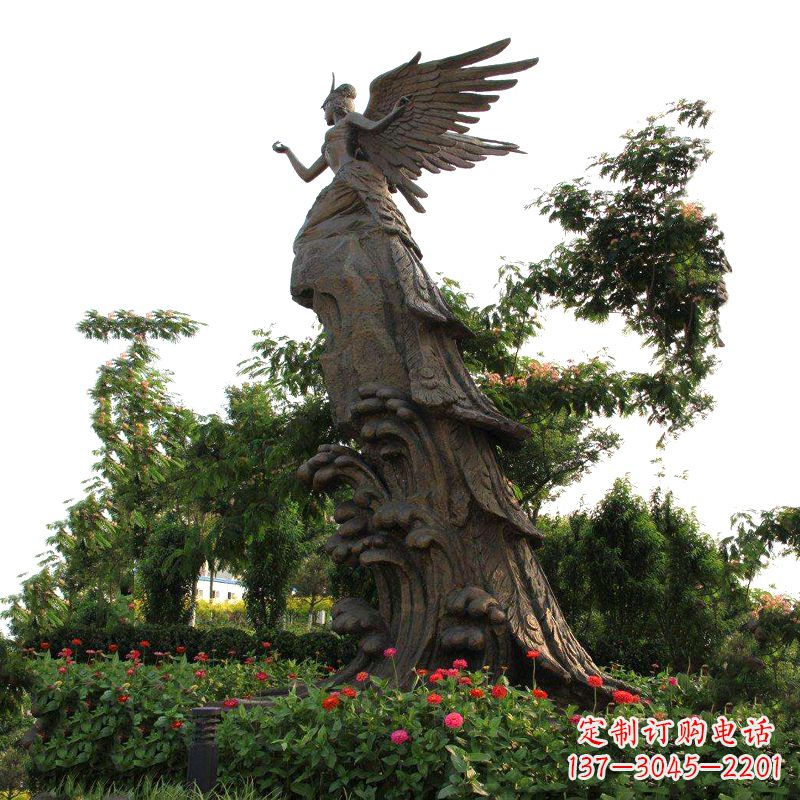 无锡中领雕塑-神话传说中的精卫海景观雕塑