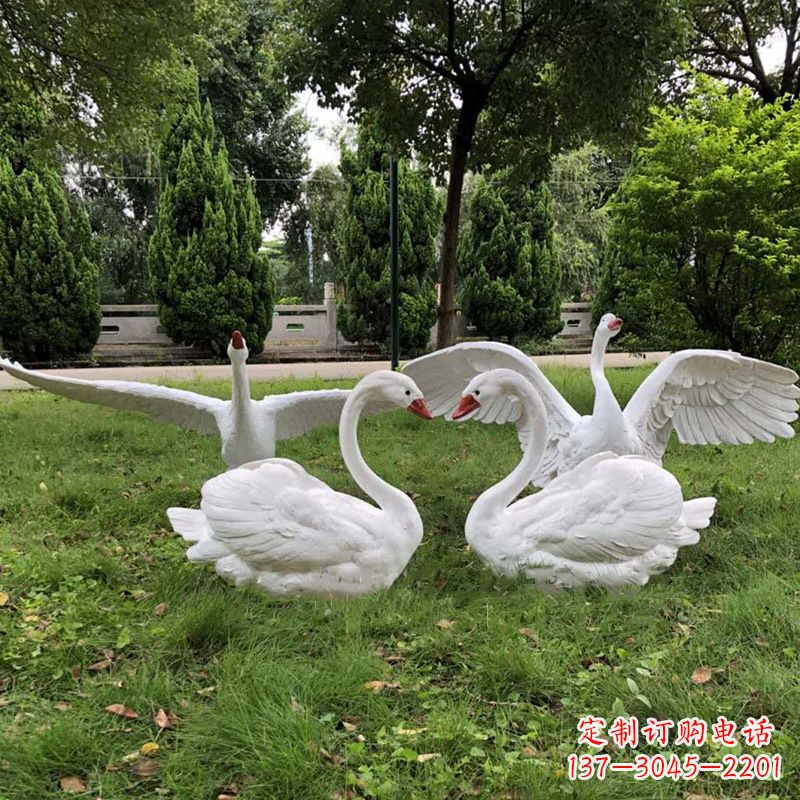 无锡璀璨夜景天鹅摆件