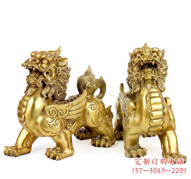 无锡豪华大型铜貔貅雕塑