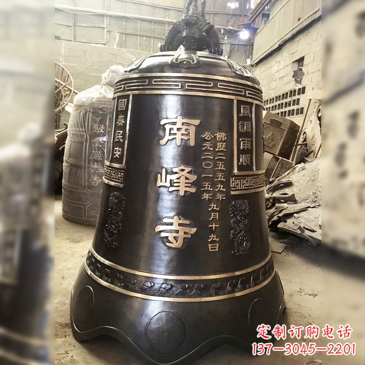无锡大型铜钟雕塑,用精湛工艺刻画出非凡品质