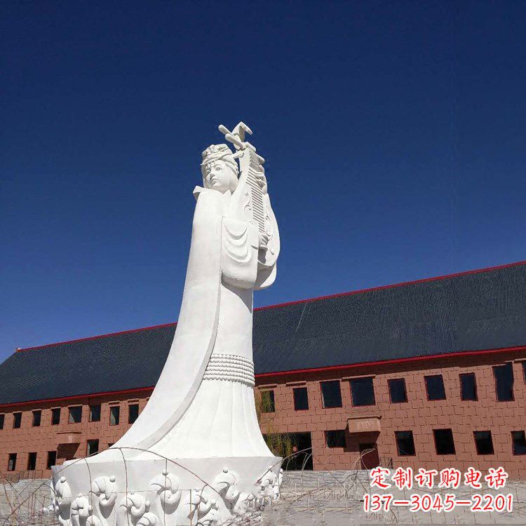 无锡中国古代四大美女之王昭君出塞石雕塑