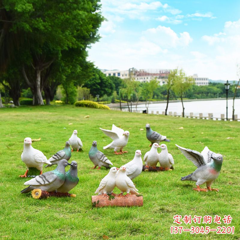 无锡大学和平鸽雕塑