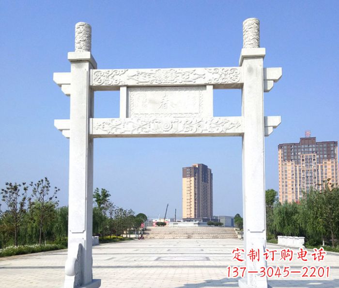 无锡单门景区石牌楼