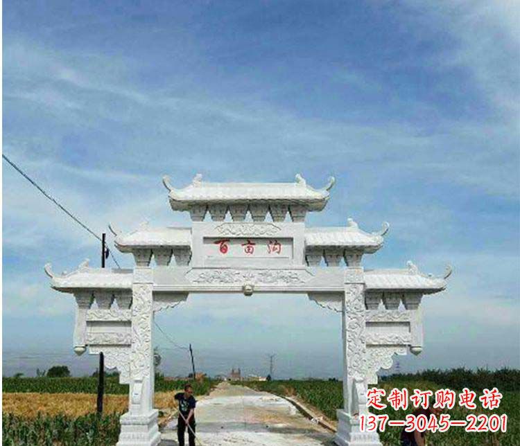 无锡西方风格石牌坊石雕