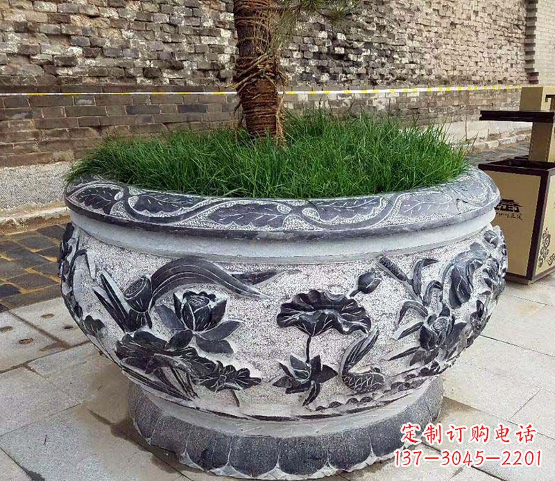 无锡精美花盆雕塑,点亮你的道路景观