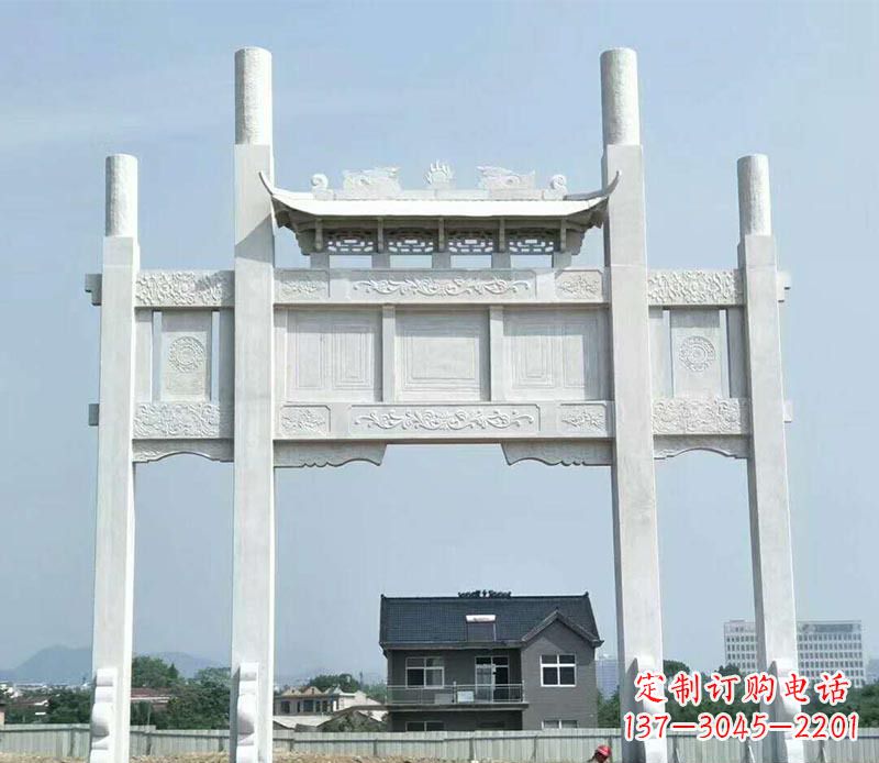 无锡精美牌坊雕塑