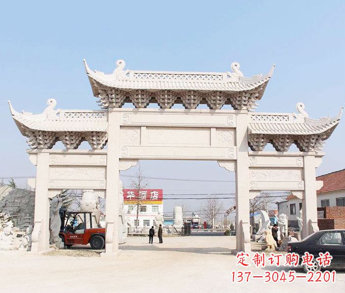 无锡精美牌坊雕塑