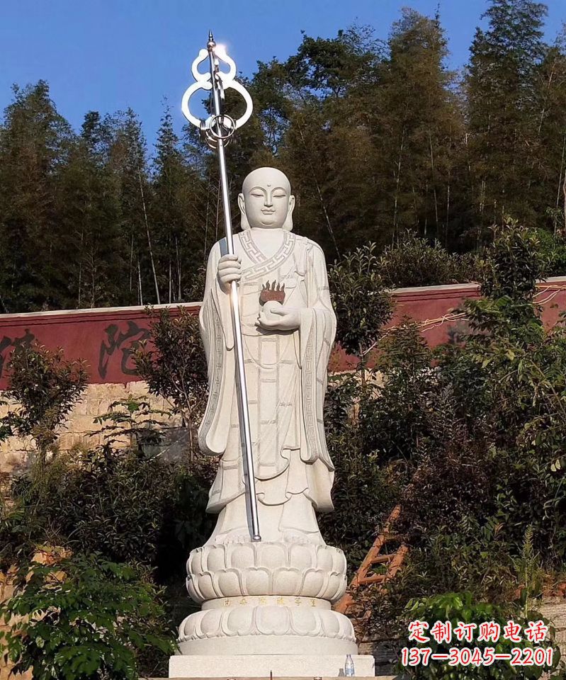 无锡大型地藏王佛像石雕景观雕塑