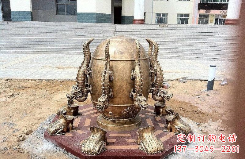 无锡地动仪铜雕