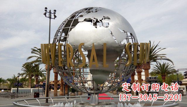 无锡中领雕塑——不锈钢地球雕塑