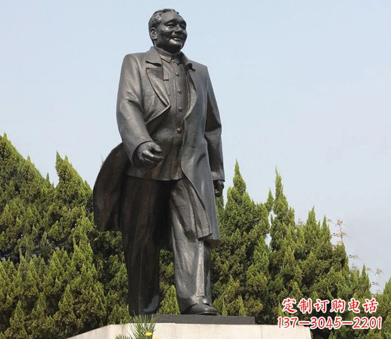 无锡邓小平公园伟人铜雕