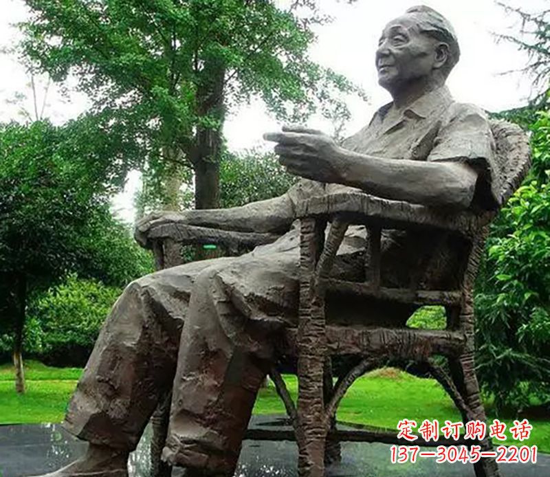 无锡邓小平伟人公园铜雕—荣耀家乡,让历史永生