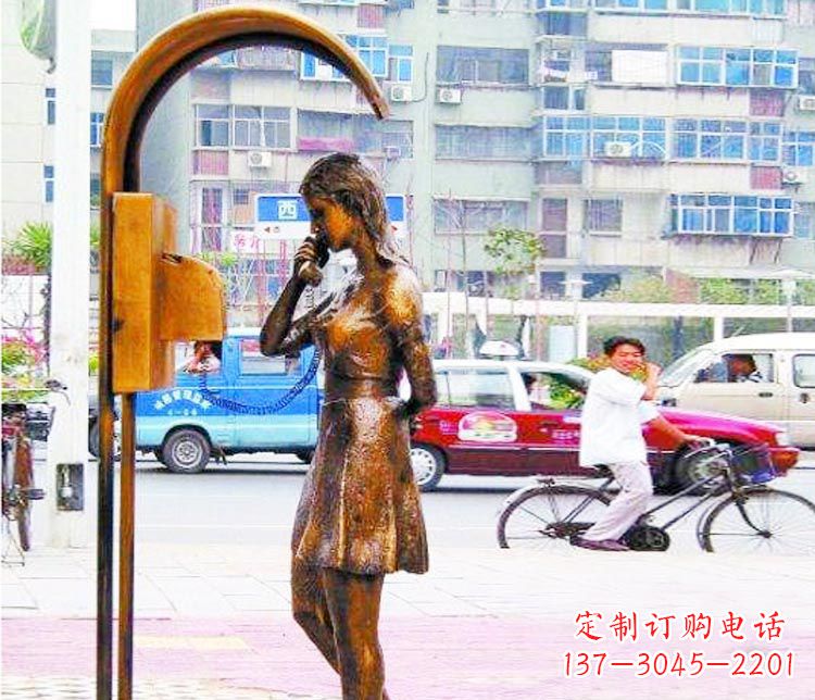 无锡女孩铜雕塑——艺术的象征