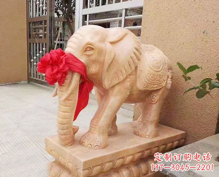 无锡雕刻大象石雕
