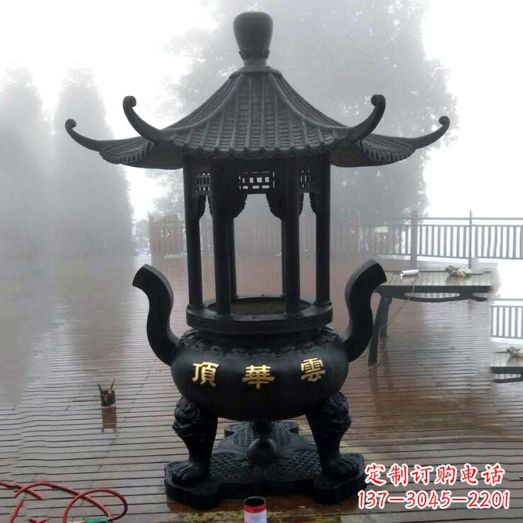 无锡雕刻龙的靑铜香炉