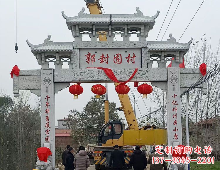 无锡牌坊雕塑专业定制精美绝伦