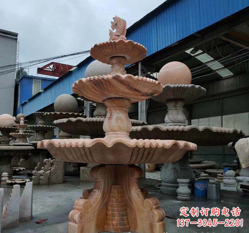 无锡跌水钵石雕喷泉