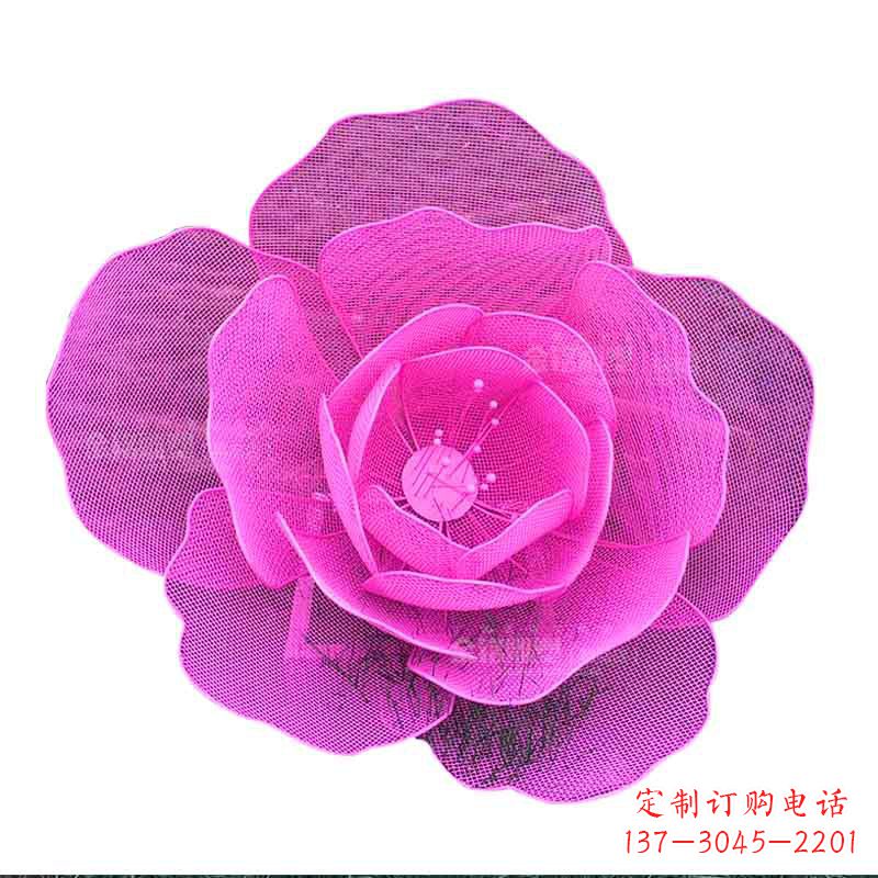 无锡精美玫瑰金属雕塑