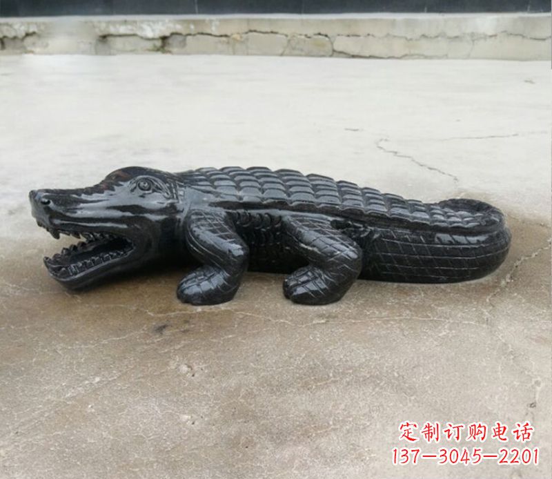 无锡经典鳄鱼景观石雕