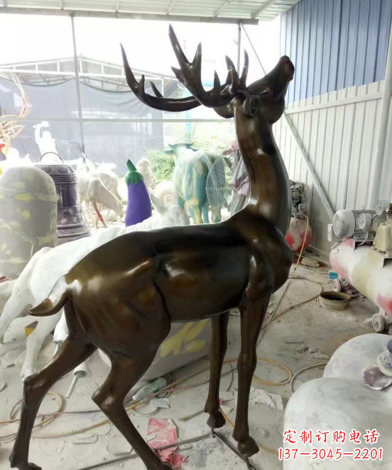 无锡动物鹿铜雕