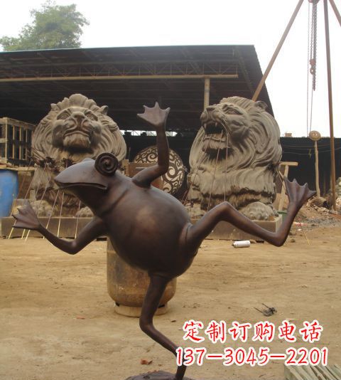无锡动物青蛙铜雕