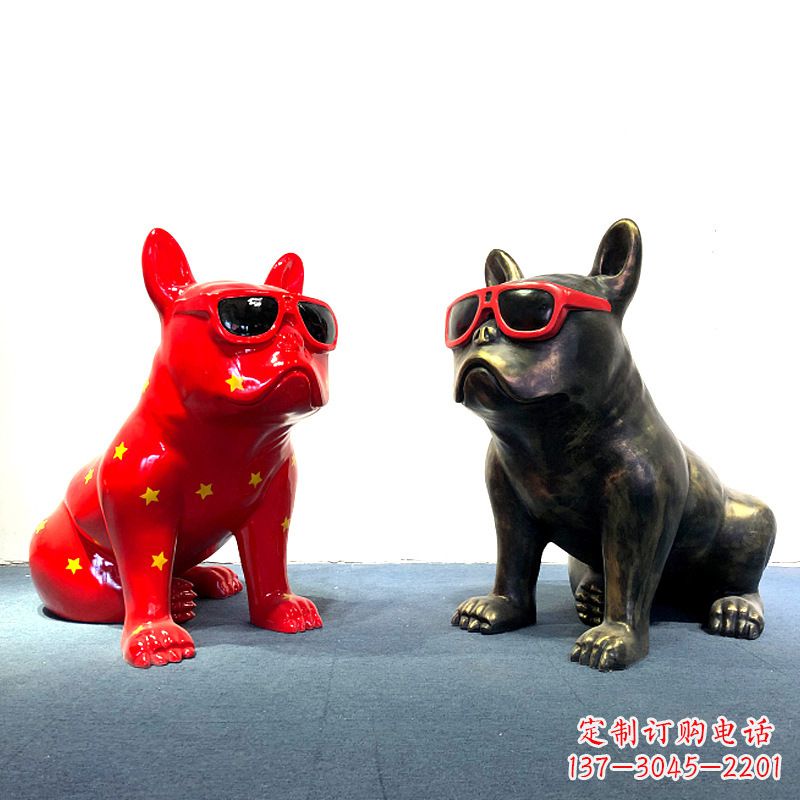 无锡斗牛犬雕塑摆件
