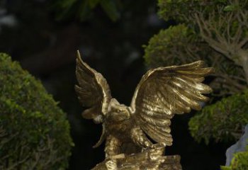 无锡精美大鹏展翅老鹰铜雕