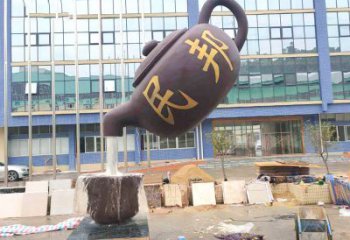 无锡精美大型天壶流水喷泉雕塑
