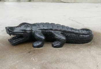 无锡经典鳄鱼景观石雕