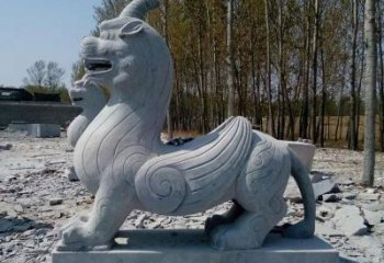 无锡独角兽雕塑，神兽石雕带你穿越回古老神话中