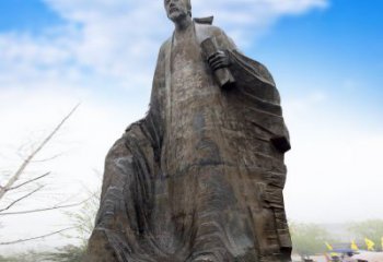无锡中领雕塑-大型景区景点历史名人杜甫雕像
