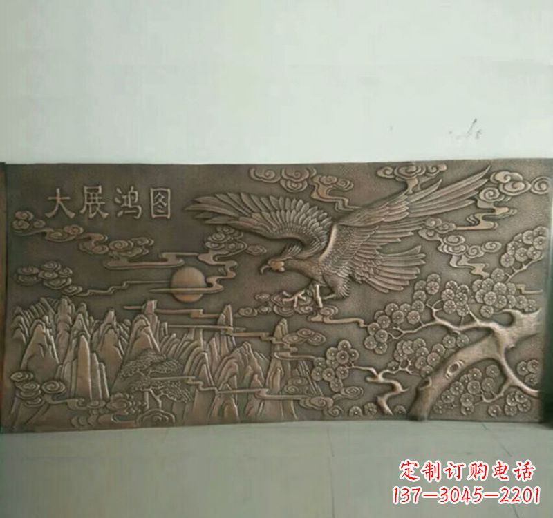 无锡精致锻铜老鹰雕塑