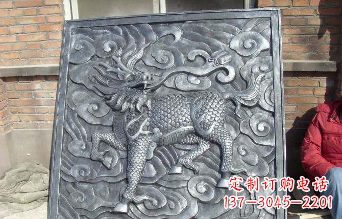 无锡雕塑·锻铜古典麒麟