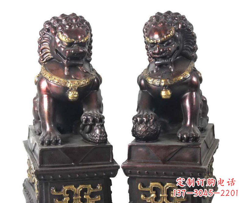 无锡传统工艺铜雕狮子雕塑