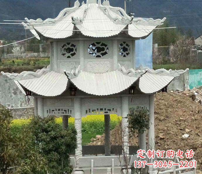 无锡古典凉亭石雕
