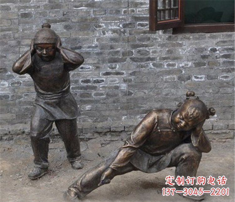 无锡儿童放鞭炮公园景观雕塑