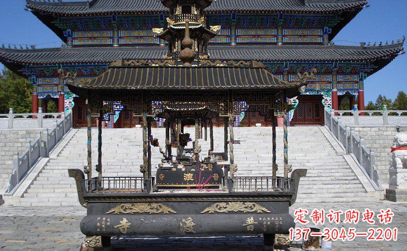 无锡优雅大气的香炉铜雕