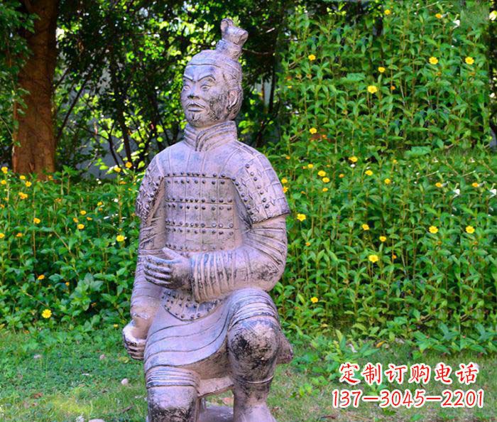 无锡仿古兵马俑公园人物石雕